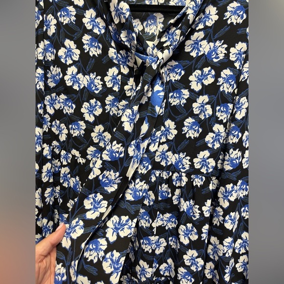 DIANE VON FURSTENBERG Romi tiered floral-print crepe mini dress NWT | size 6 - Picture 4 of 11